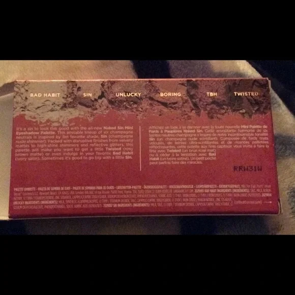 Urban Decay naked sin palette - Picture 4 of 7